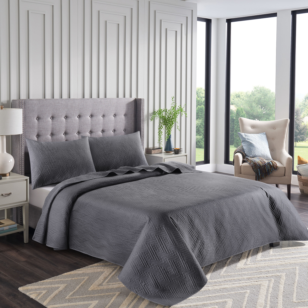 Bed Spread Gray