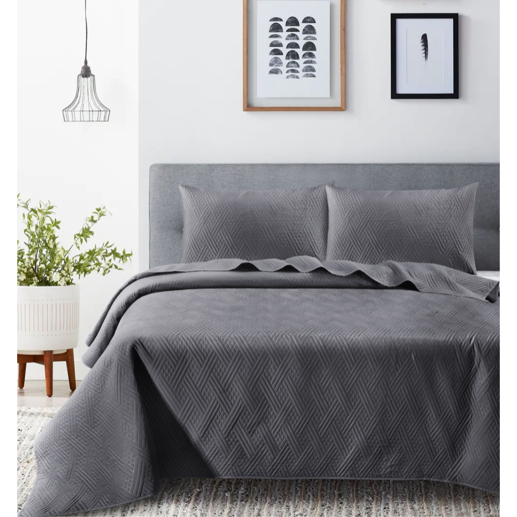 Bed Spread Gray